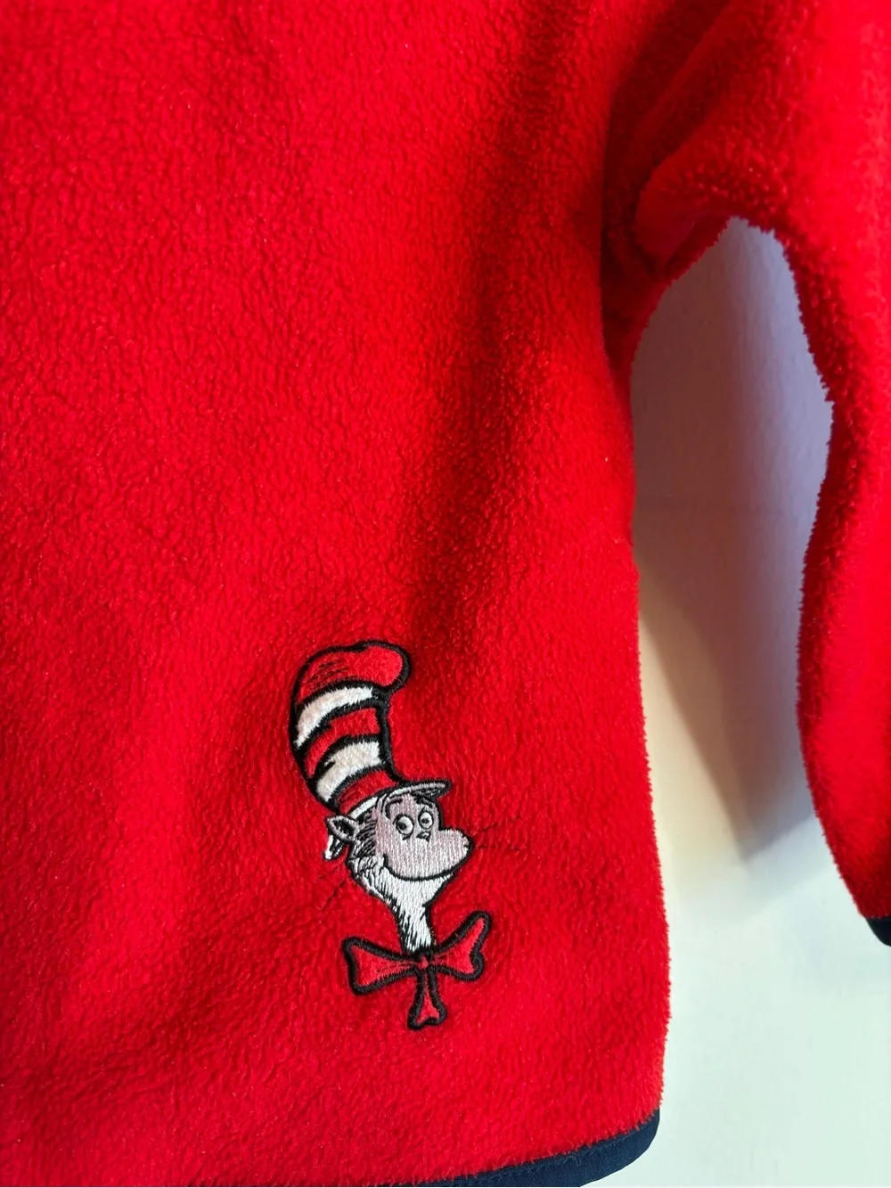DR. SUESS THE CAT IN THE HAT FLEECE JACKET